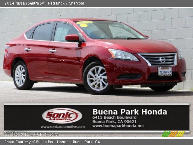 2014 Nissan Sentra SV in Red Brick