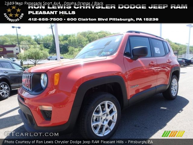 2019 Jeep Renegade Sport 4x4 in Omaha Orange