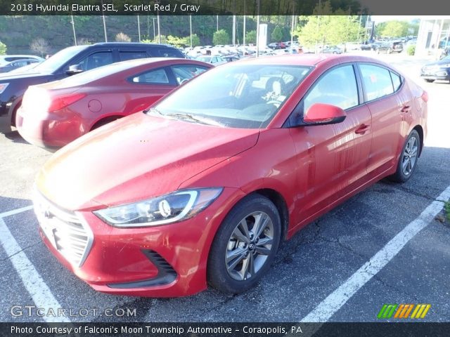 2018 Hyundai Elantra SEL in Scarlet Red
