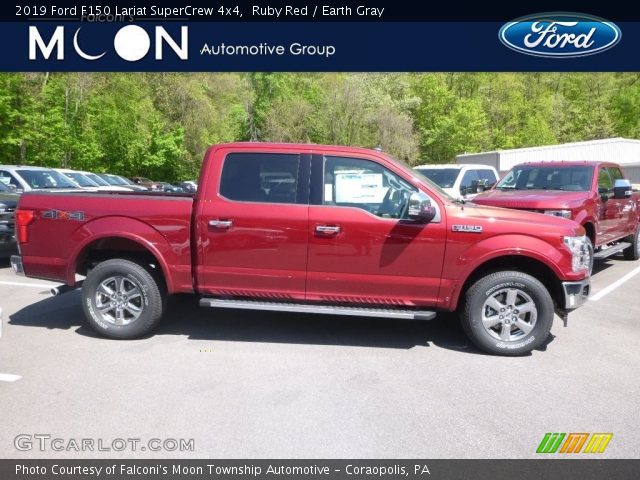 2019 Ford F150 Lariat SuperCrew 4x4 in Ruby Red