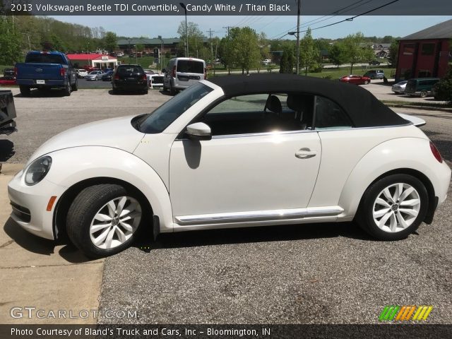 2013 Volkswagen Beetle TDI Convertible in Candy White