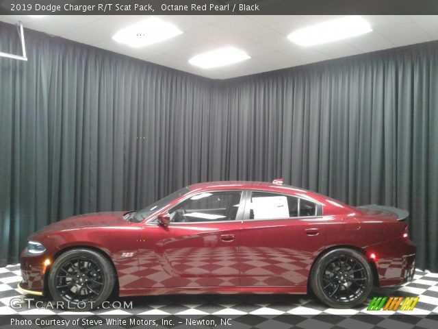 Octane Red Pearl 2019 Dodge Charger R T Scat Pack Black
