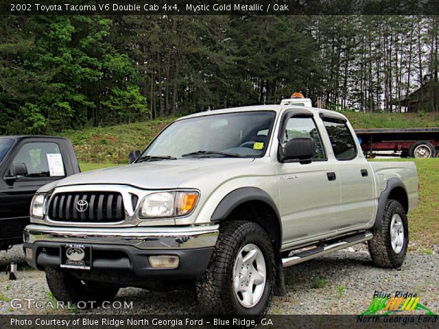 2002 Toyota Tacoma V6 Double Cab 4x4 in Mystic Gold Metallic