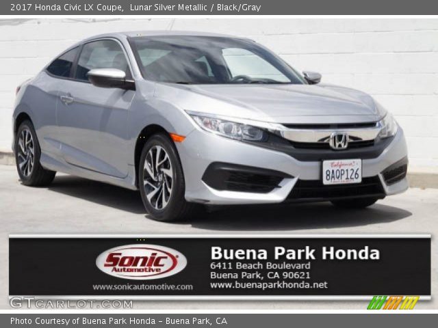2017 Honda Civic LX Coupe in Lunar Silver Metallic