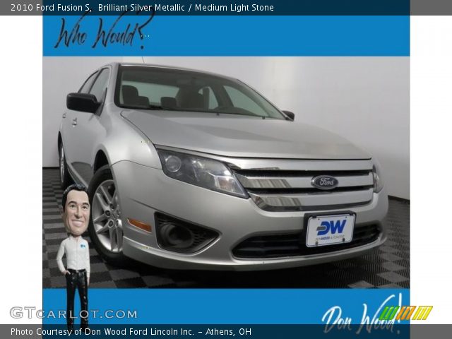 2010 Ford Fusion S in Brilliant Silver Metallic