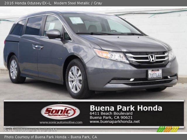 2016 Honda Odyssey EX-L in Modern Steel Metallic