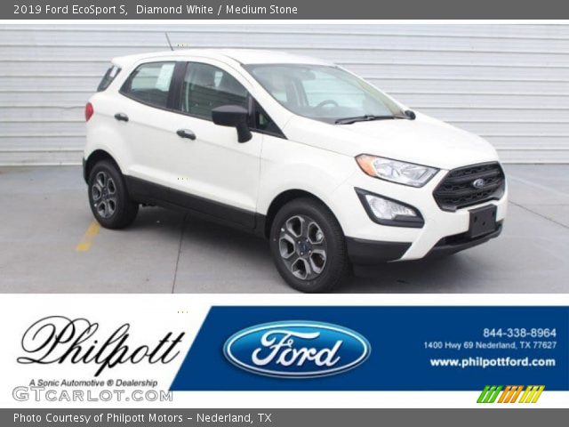 2019 Ford EcoSport S in Diamond White