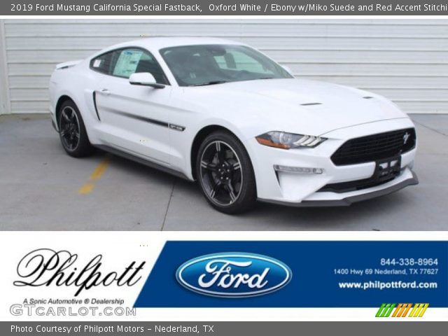 2019 Ford Mustang California Special Fastback in Oxford White