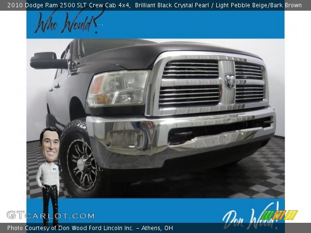 2010 Dodge Ram 2500 SLT Crew Cab 4x4 in Brilliant Black Crystal Pearl