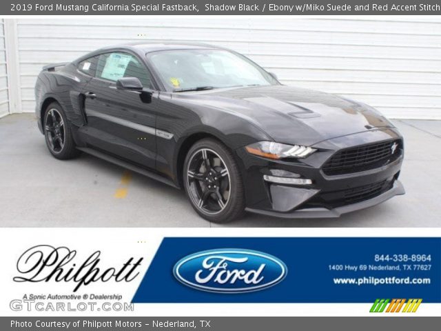 2019 Ford Mustang California Special Fastback in Shadow Black