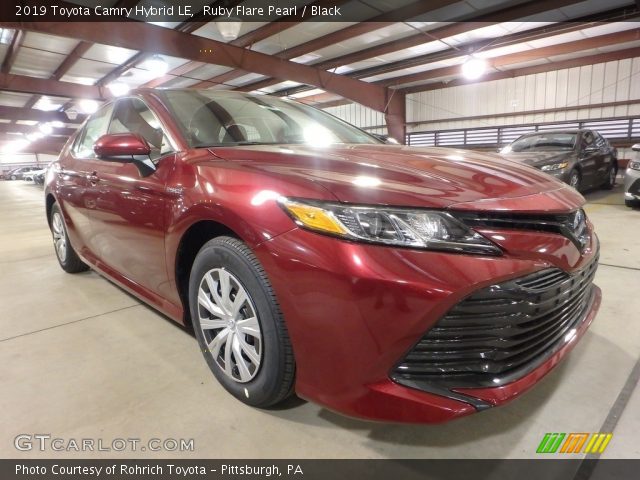 2019 Toyota Camry Hybrid LE in Ruby Flare Pearl