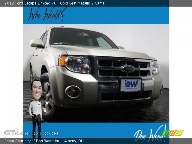 2012 Ford Escape Limited V6 in Gold Leaf Metallic