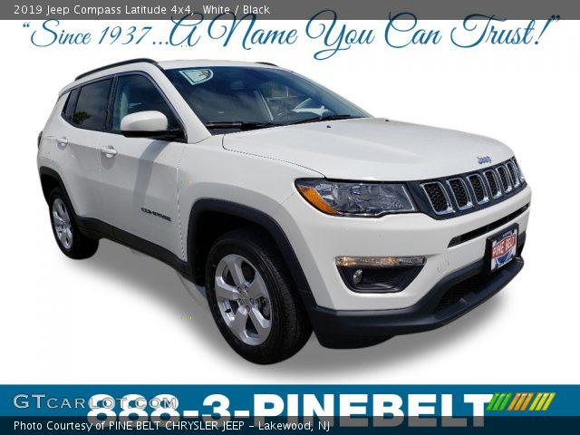 2019 Jeep Compass Latitude 4x4 in White