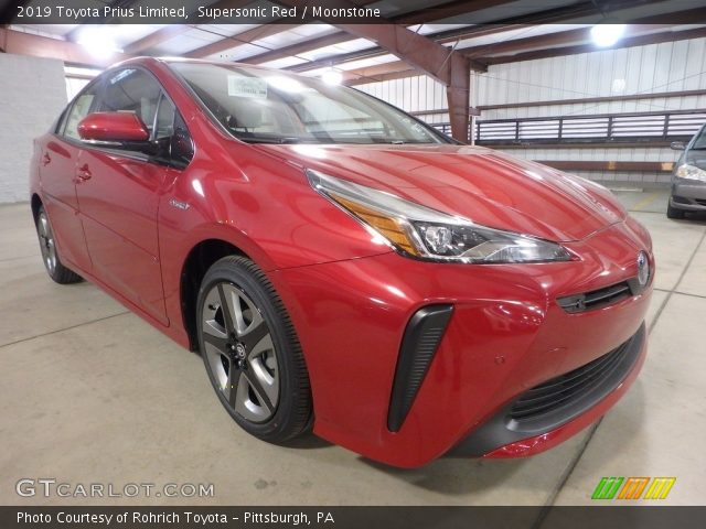 2019 Toyota Prius Limited in Supersonic Red