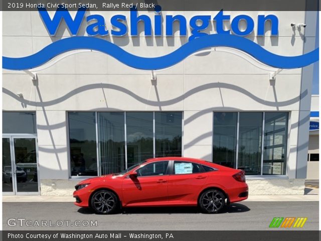 2019 Honda Civic Sport Sedan in Rallye Red