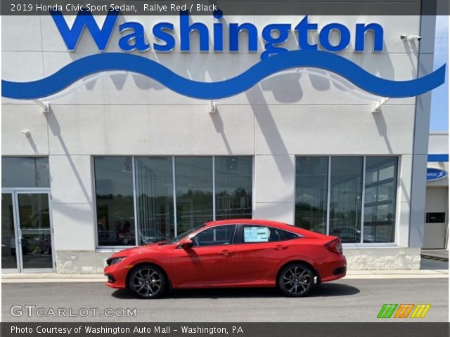 2019 Honda Civic Sport Sedan in Rallye Red