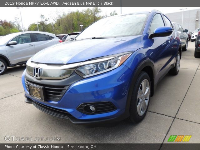 2019 Honda HR-V EX-L AWD in Aegean Blue Metallic