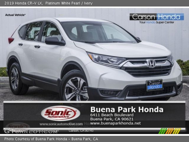 2019 Honda CR-V LX in Platinum White Pearl