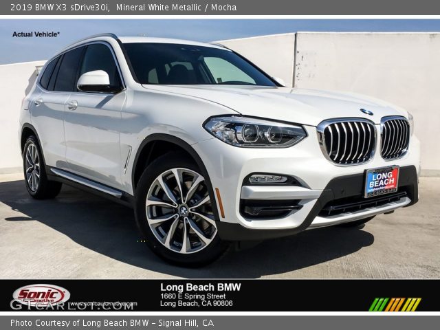 2019 BMW X3 sDrive30i in Mineral White Metallic