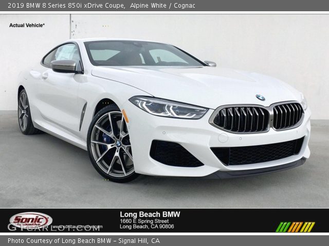 2019 BMW 8 Series 850i xDrive Coupe in Alpine White