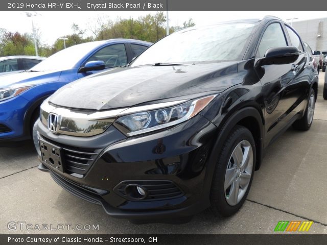 2019 Honda HR-V EX-L in Crystal Black Pearl