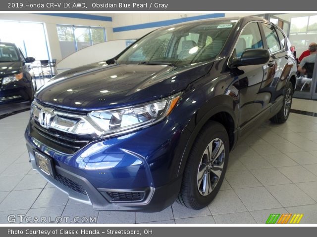 2019 Honda CR-V LX AWD in Obsidian Blue Pearl