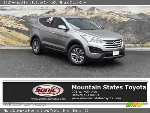 2015 Hyundai Santa Fe Sport 2.4 AWD in Mineral Gray