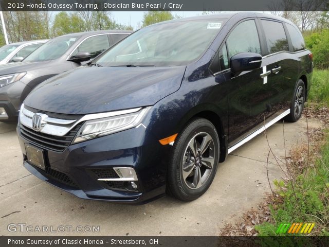 2019 Honda Odyssey Touring in Obsidian Blue Pearl