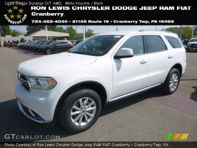 2019 Dodge Durango SXT AWD in White Knuckle
