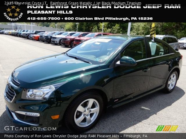 2015 Chevrolet Cruze LT in Rainforest Green Metallic
