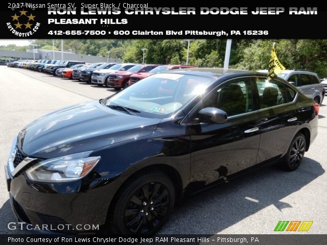 2017 Nissan Sentra SV in Super Black