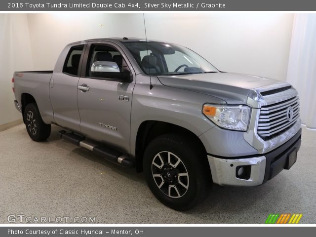 2016 Toyota Tundra Limited Double Cab 4x4 in Silver Sky Metallic