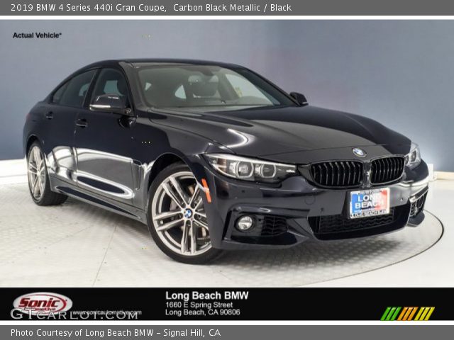 2019 BMW 4 Series 440i Gran Coupe in Carbon Black Metallic