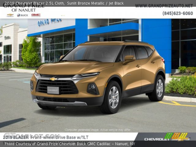 2019 Chevrolet Blazer 2.5L Cloth in Sunlit Bronze Metallic