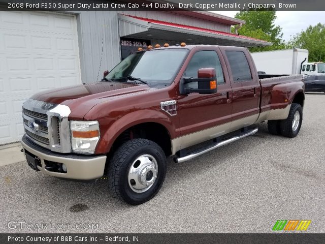 2008 Ford F350 Super Duty Lariat Crew Cab 4x4 Dually in Dark Copper Metallic