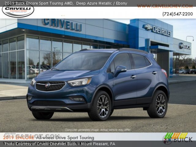 2019 Buick Encore Sport Touring AWD in Deep Azure Metallic
