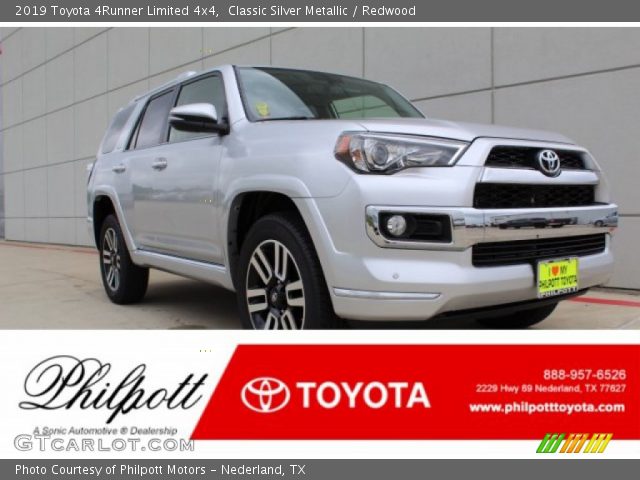 2019 Toyota 4Runner Limited 4x4 in Classic Silver Metallic