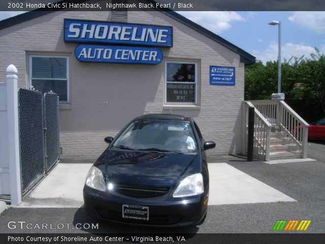 2002 Honda Civic Si Hatchback in Nighthawk Black Pearl
