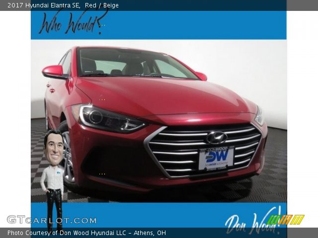 2017 Hyundai Elantra SE in Red