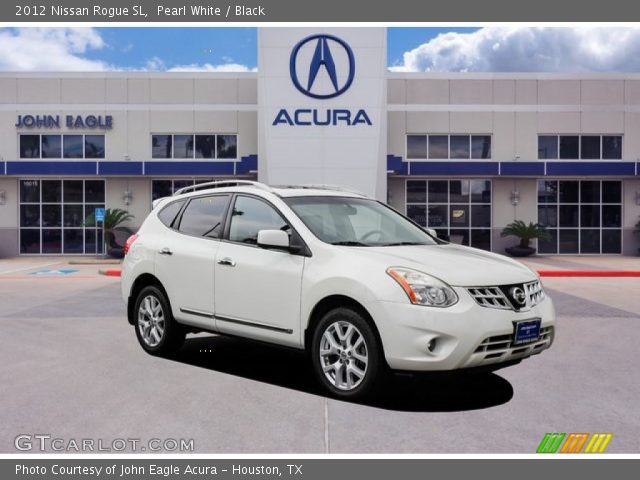 2012 Nissan Rogue SL in Pearl White