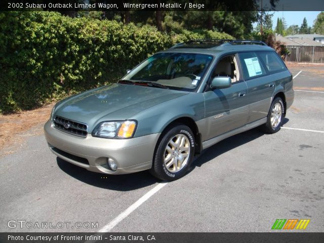 2002 Subaru Outback Limited Wagon in Wintergreen Metallic