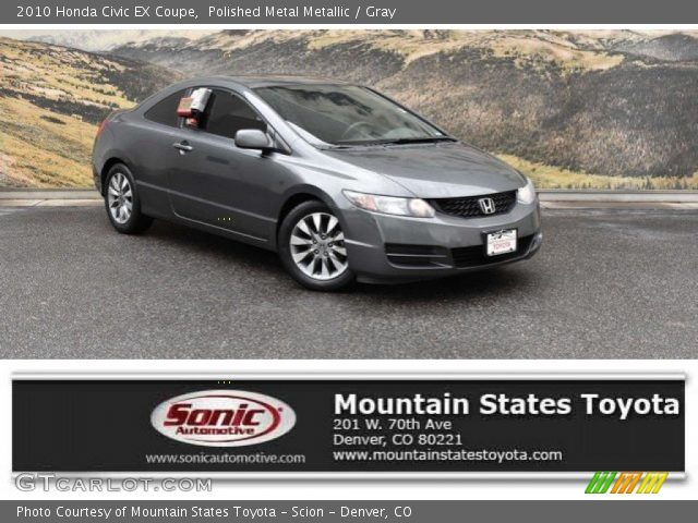 2010 Honda Civic EX Coupe in Polished Metal Metallic