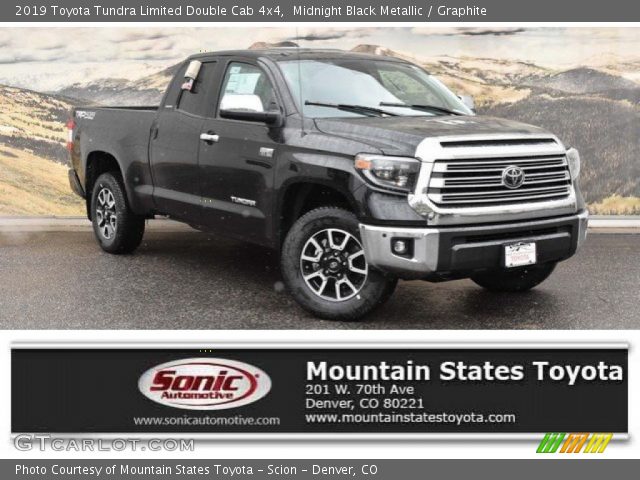 2019 Toyota Tundra Limited Double Cab 4x4 in Midnight Black Metallic