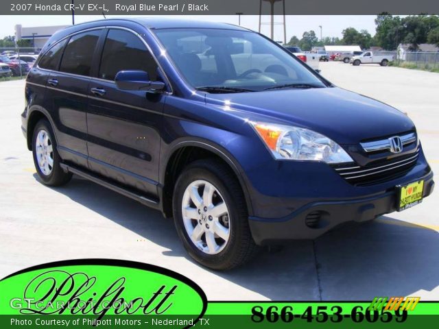 2007 Honda CR-V EX-L in Royal Blue Pearl
