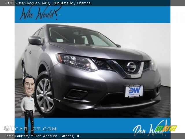2016 Nissan Rogue S AWD in Gun Metallic