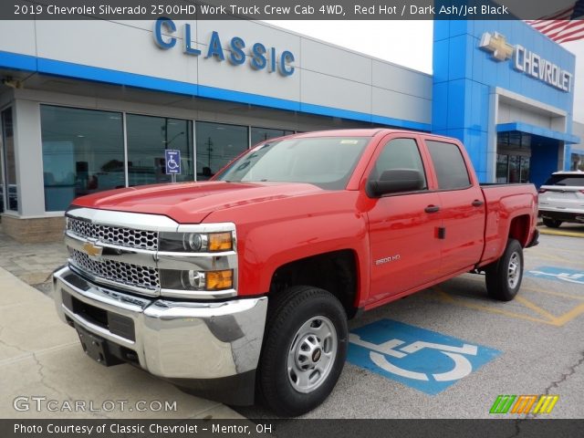 2019 Chevrolet Silverado 2500HD Work Truck Crew Cab 4WD in Red Hot