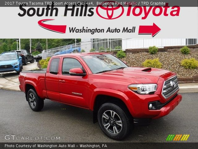 2017 Toyota Tacoma TRD Sport Access Cab 4x4 in Barcelona Red Metallic