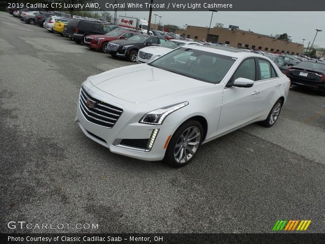 2019 Cadillac CTS Luxury AWD in Crystal White Tricoat