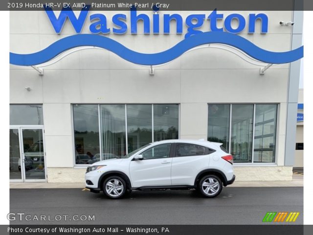 2019 Honda HR-V EX AWD in Platinum White Pearl