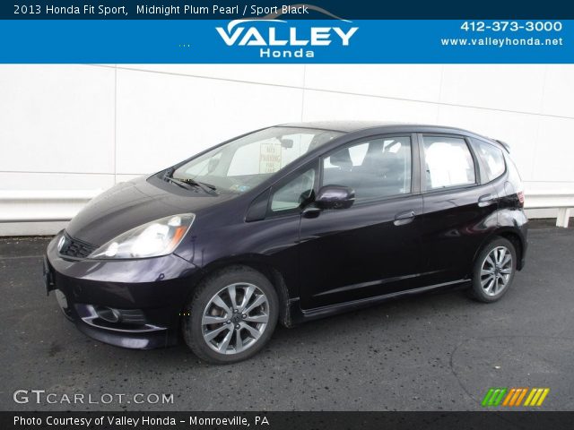 2013 Honda Fit Sport in Midnight Plum Pearl